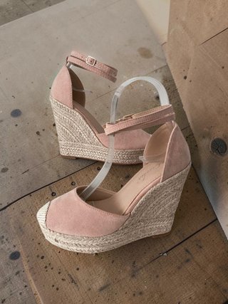 sandalias de tacon de cuña