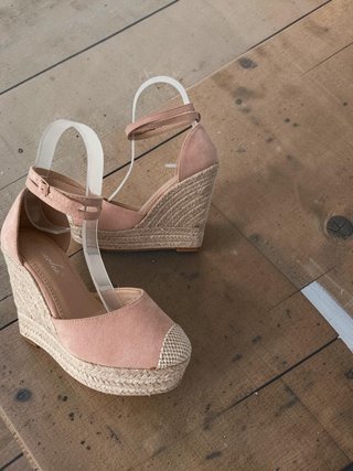 sandalias de tacon de cuña