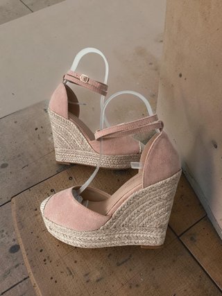 sandalias de tacon de cuña
