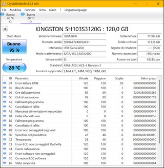SSD Kingston HyperX 120GB SATA 2.5''