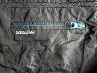 Chaqueta Adidas Vintage 80s-90s Negra y Azul