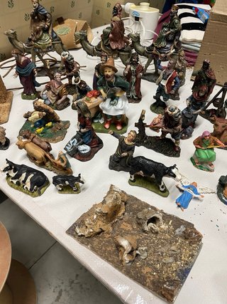 Figuras para Belén - Molino y animales