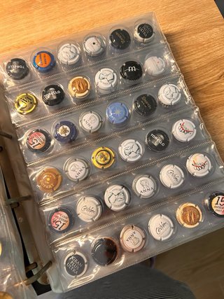 Chapas Cava y Champagne Colección