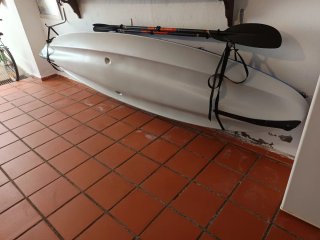 Kayak familiar rígido azul