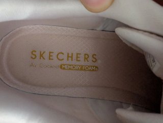 Zapatillas Skechers Rosa y Blancas