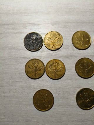 Lotto 10 monete da 20 Lire vari anni dai 50 in poi