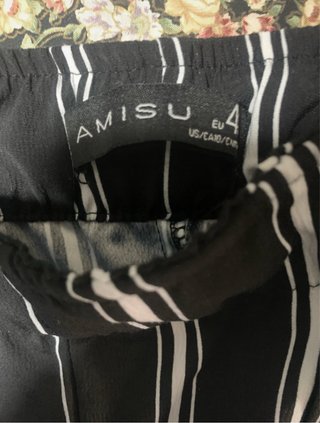 Pantalón ancho rayas Talla 40