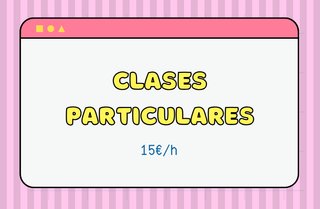 CLASES PARTICULARES