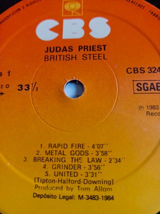 Judas Priest British Steel Vinilo