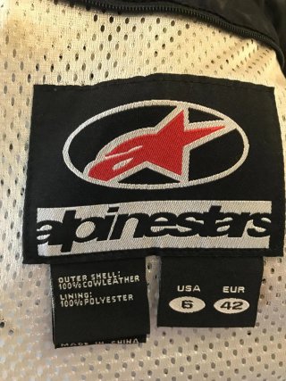 Chaqueta Moto Alpinestars Mujer Negra