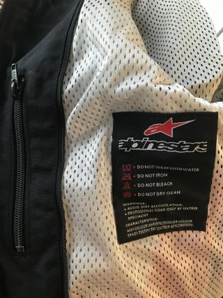 Chaqueta Moto Alpinestars Mujer Negra