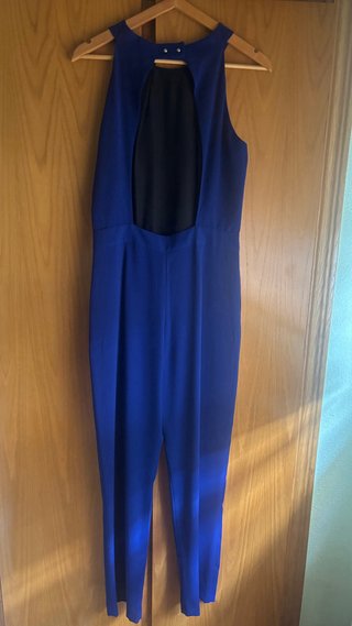 Mono Zara Halter Azul Talla M