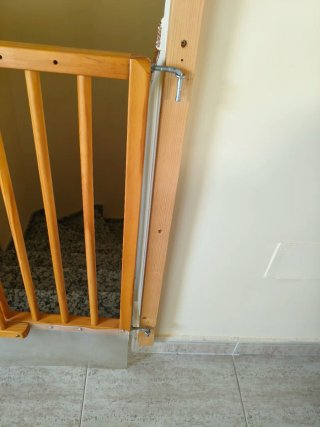 Barrera de seguridad para puertas de bebé
