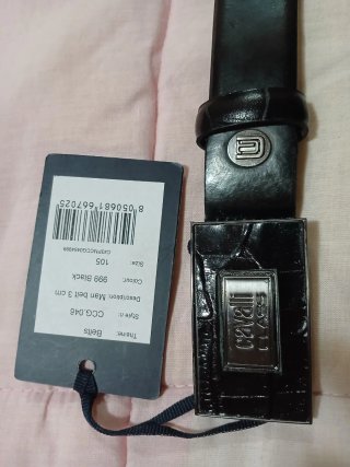 Cintura Cavalli Class Uomo Nera