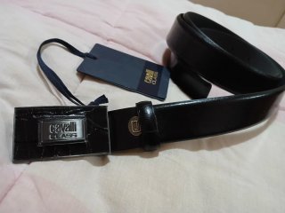 Cintura Cavalli Class Uomo Nera