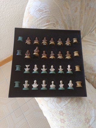 Juego Damas Moros Cristianos Figuras Colección
