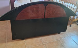 Cabecero de cama de madera con regalo de somier.
