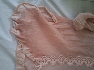 Vestido corto bordado talla S