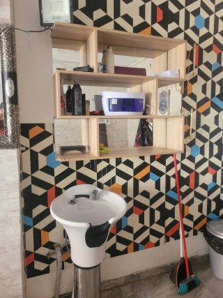 Mobiliario peluquería barberia