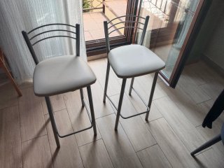Juego de 2 sillas altas