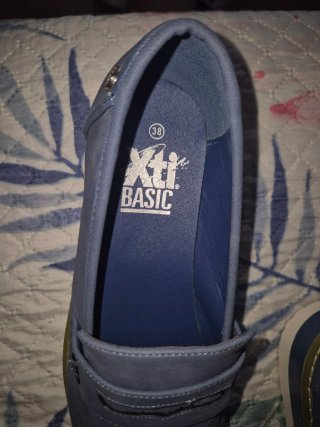 Zapatos mujer verano azul