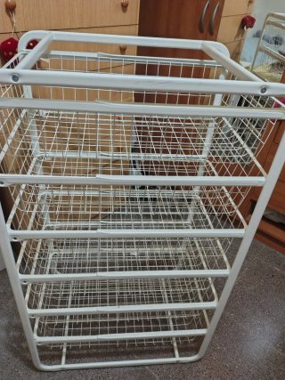 Cesta Metálica Ikea Blanca