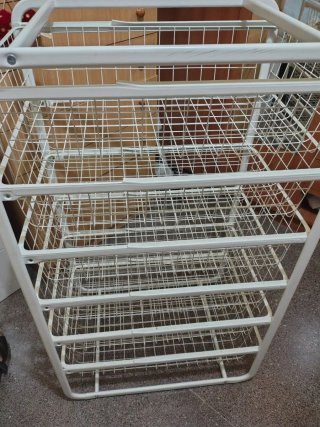 Cesta Metálica Ikea Blanca