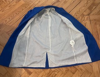 Abrigo/Chaqueta Zara Azul