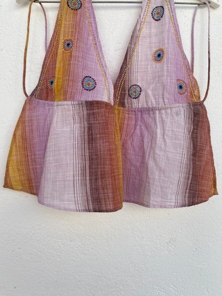 Top Halter Abalorios Zara