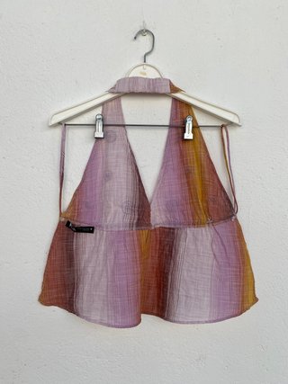 Top Halter Abalorios Zara