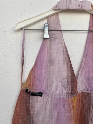 Top Halter Abalorios Zara