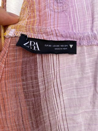 Top Halter Abalorios Zara