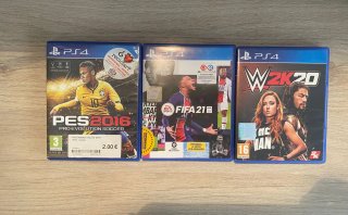PS4 Slim 1TB + Controller + WWE 2K20
