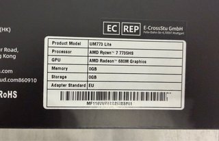 Mini PC Minisforum UM773