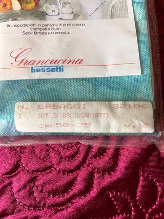 Lote Grembiuli e Asciugapiatti