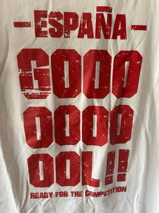 Camiseta España gol