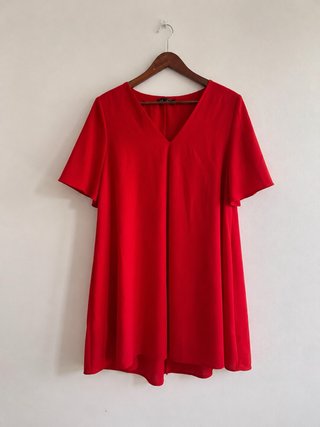 Vestido rojo Zara