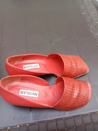 Zapatos Nicolas Piel Roja