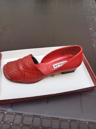 Zapatos Nicolas Piel Roja
