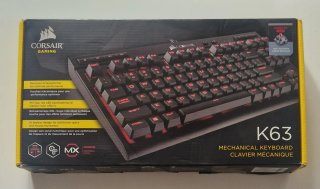 Teclado Gaming Corsair K63 Retroiluminado