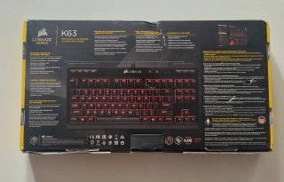 Teclado Gaming Corsair K63 Retroiluminado