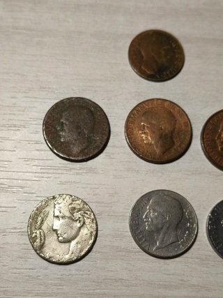 Set 7 Monete Centesimi Regno D'Italia antiche