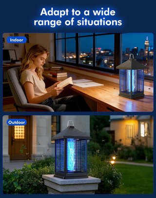 Lampara Antimosquitos Electrico 18W, 4000V Smart