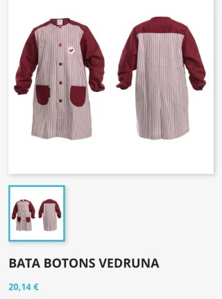 Bata de Colegio Vedruna