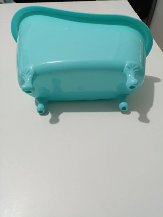 Bañera decorativa azul