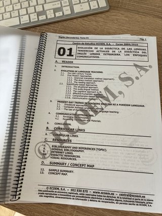 TEMARIO SECUNDARIA INGLÉS ORIGINAL