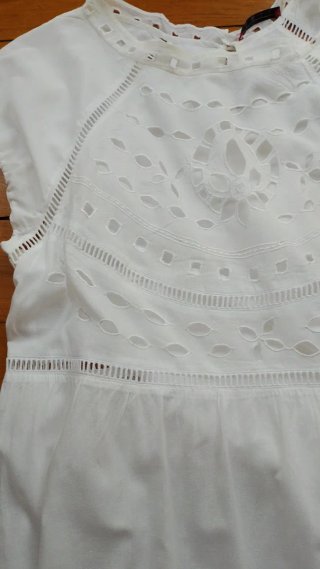 Vestido Blanco Carolina Herrera