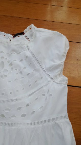 Vestido Blanco Carolina Herrera