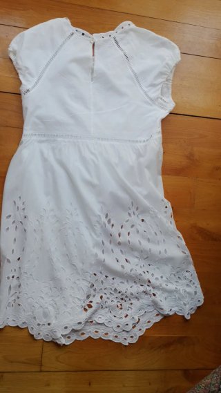 Vestido Blanco Carolina Herrera