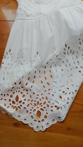 Vestido Blanco Carolina Herrera